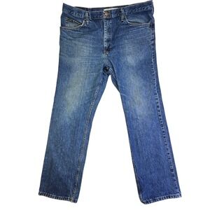 Lee Regular Fit Mens‎ Jeans 42x34 Blue Classic Denim Straight Leg Pants